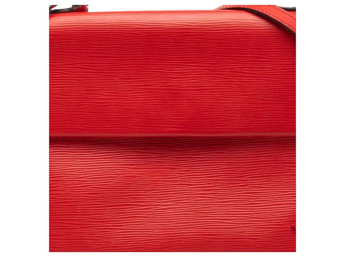Louis Vuitton Red Epi Cluny MM Rosso - vista 6