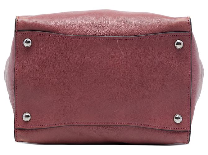 Borsa Satchel Prada in vitello Glace Rosa con doppia tasca - vista 3