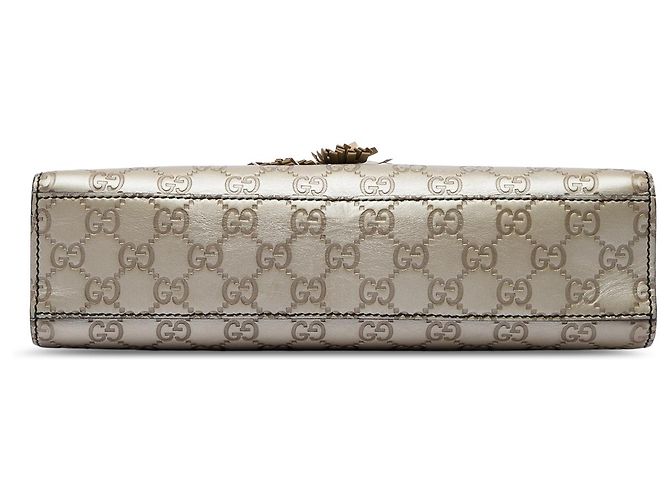 Bolso de hombro Gucci Gold Medium Guccissima Emily Dorado - vista 3