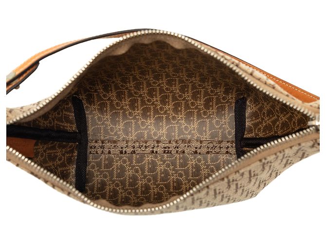 Borsa Dior Brown Diorissimo Trotter Canvas Marrone - vista 4