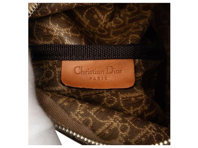 Borsa Dior Brown Diorissimo Trotter Canvas Marrone - vista 5