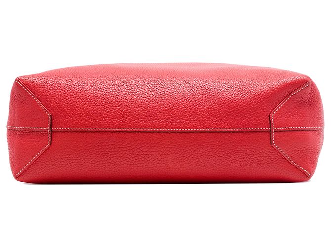 Hermès Red Clemence Double Sens 36 Rosso - vista 3