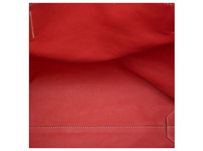 Hermès Red Clemence Double Sens 36 Rosso - vista 4