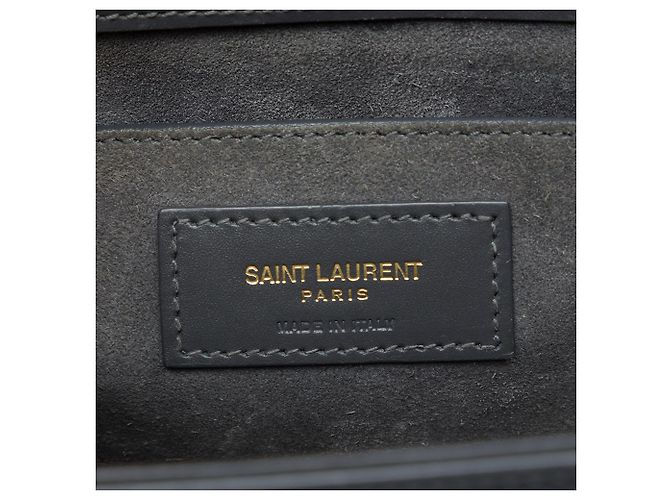 Saint Laurent Black Medium Smooth Calfskin Classic Monogram Kate Tassel Crossbody Nero - vista 5
