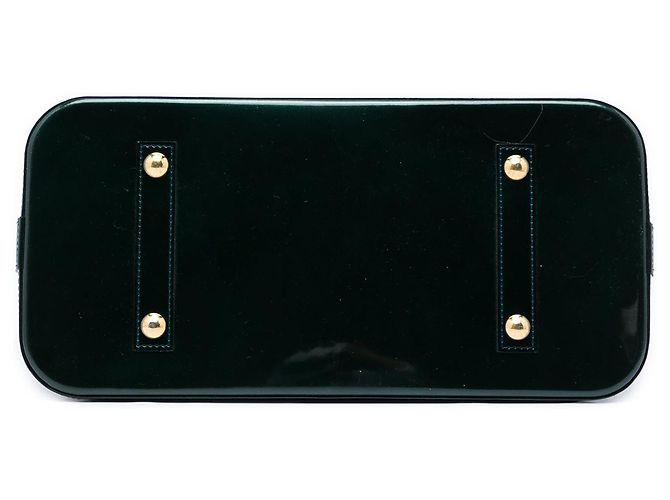 Louis Vuitton Green Monogram Vernis Alma GM Verde Verde scuro - vista 3