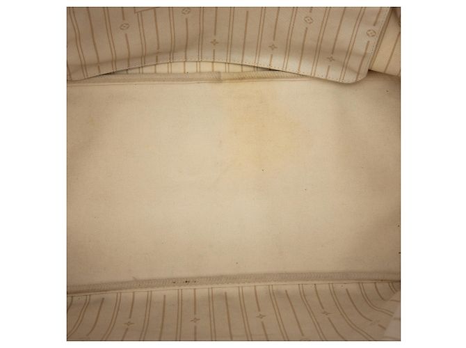 Louis Vuitton White Damier Azur Neverfull GM Bianco - vista 4