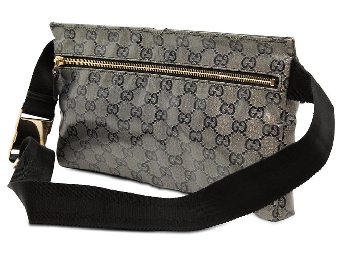 Borsa cintura Gucci Gray GG Crystal Marrone - vista 2