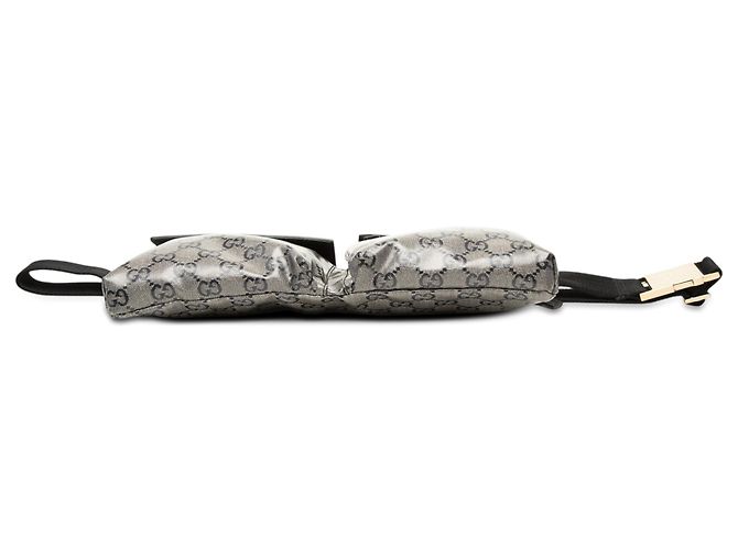 Borsa cintura Gucci Gray GG Crystal Marrone - vista 3