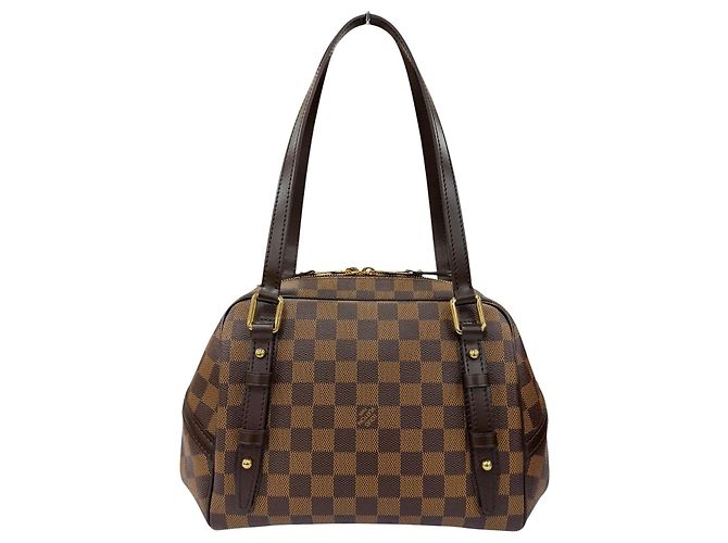 Louis Vuitton Brown Damier Ebene Rivington PM Marrone - vista 2