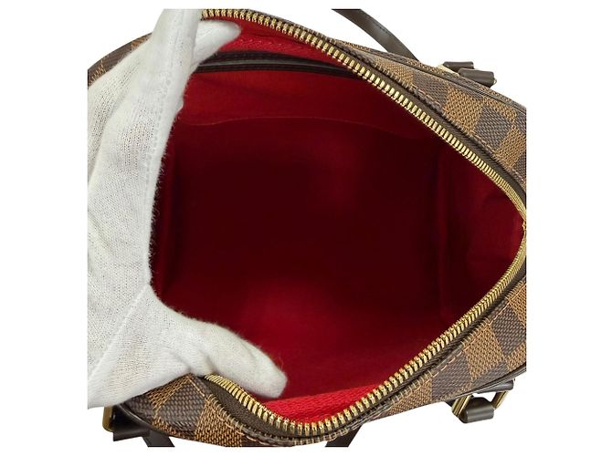 Louis Vuitton Brown Damier Ebene Rivington PM Marrone - vista 4