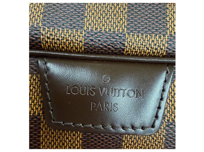 Louis Vuitton Brown Damier Ebene Rivington PM Marrone - vista 5