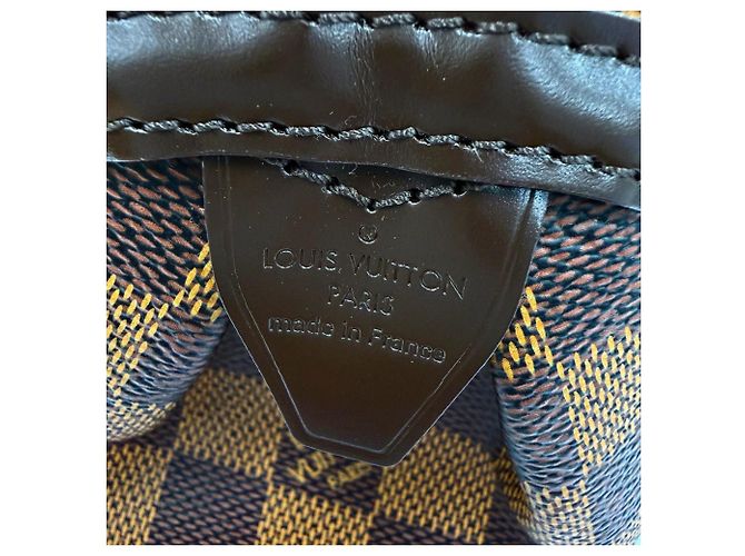 Louis Vuitton Brown Damier Ebene Rivington PM Marrone - vista 6