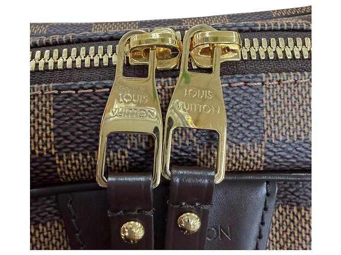 Louis Vuitton Brown Damier Ebene Rivington PM Marrone - vista 7