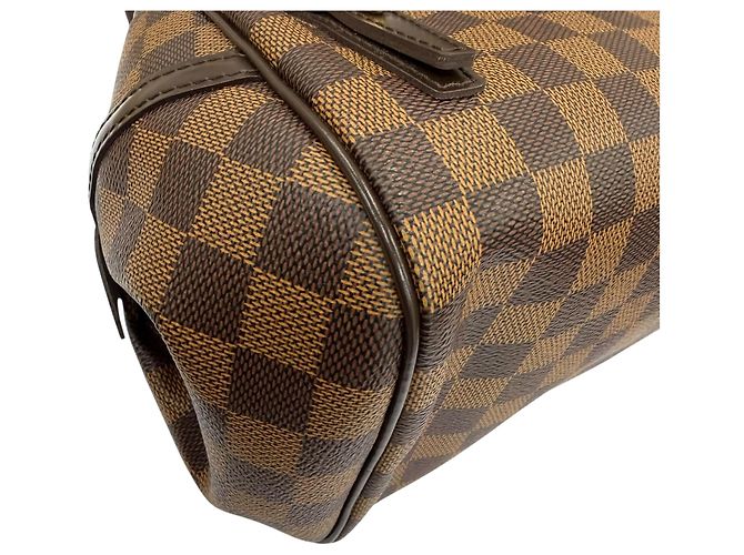 Louis Vuitton Brown Damier Ebene Rivington PM Marrone - vista 8