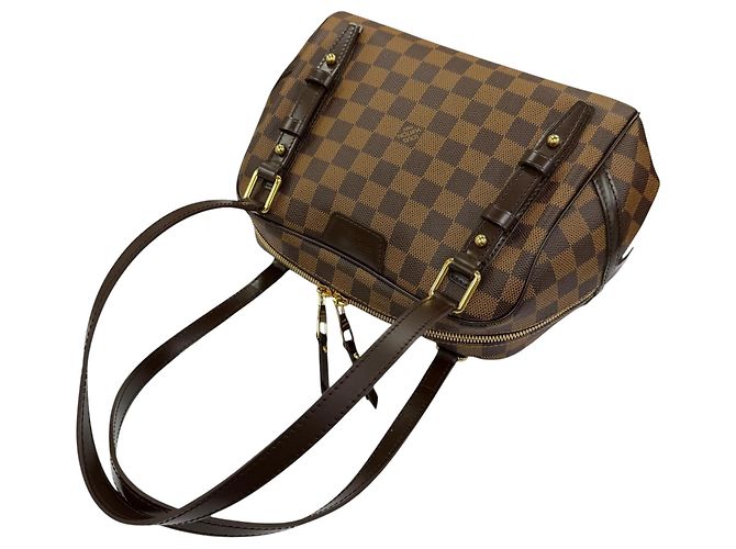 Louis Vuitton Brown Damier Ebene Rivington PM Marrone - vista 9