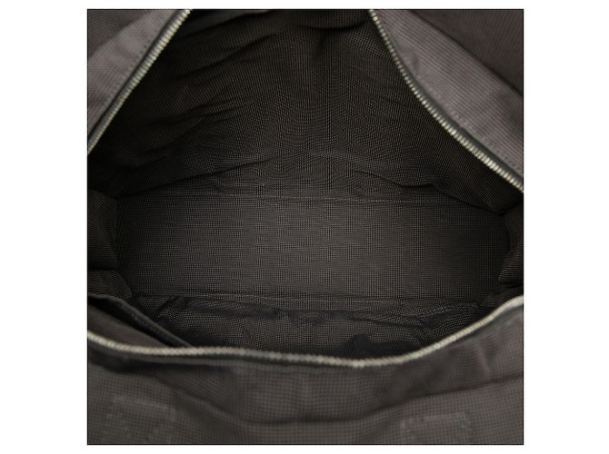 Hermès Gray Canvas Herline MM Braun Anthrazitgrau - Ansicht 4