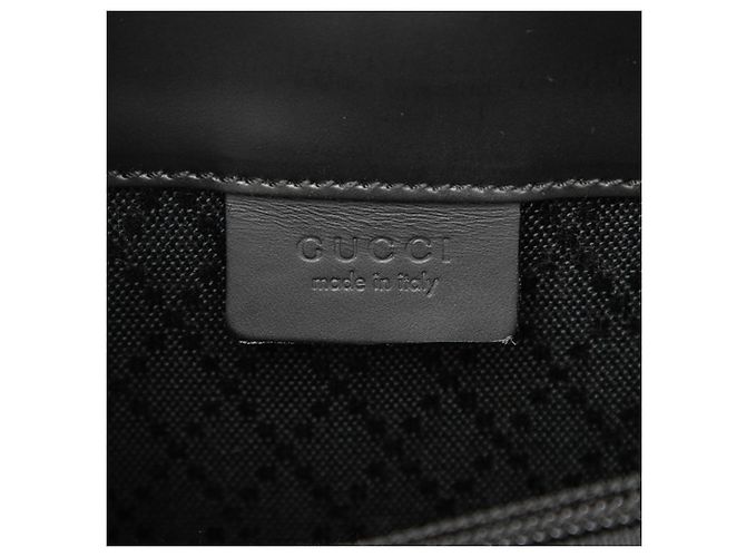 Borsa a tracolla Gucci in nylon GG nero - vista 5