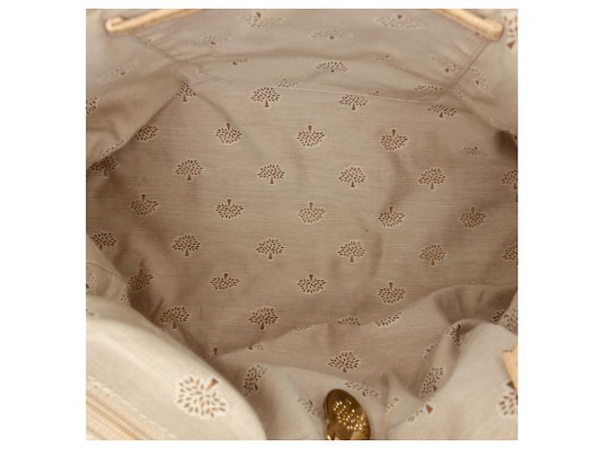 Borsa Satchel Alexa in vitello testurizzato marrone Mulberry Beige - vista 4