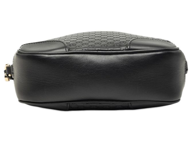 Gucci Black Microguccissima Bree Crossbody Nero - vista 3