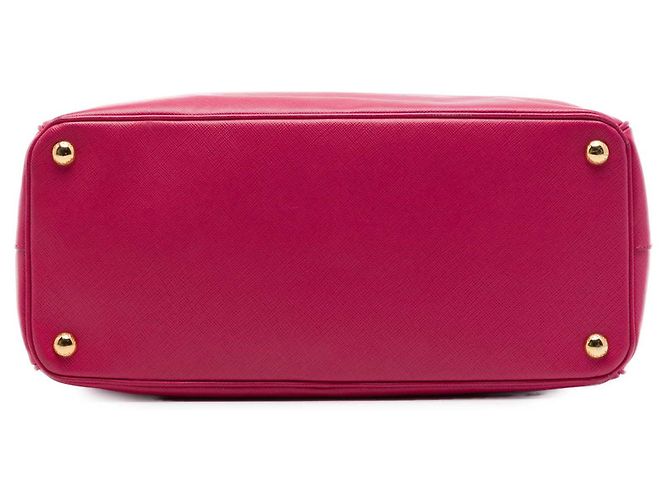 Prada Galleria Double Zip Tote Medium aus Saffiano in Rosa Pink - Ansicht 3