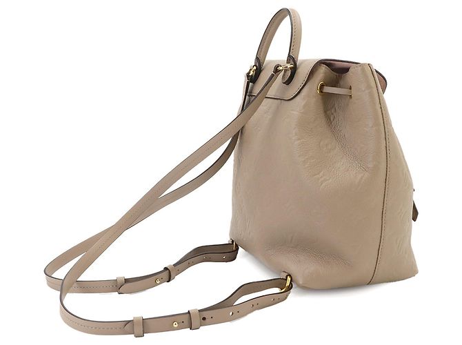 Zaino Louis Vuitton Montsouris PM Grigio - vista 2