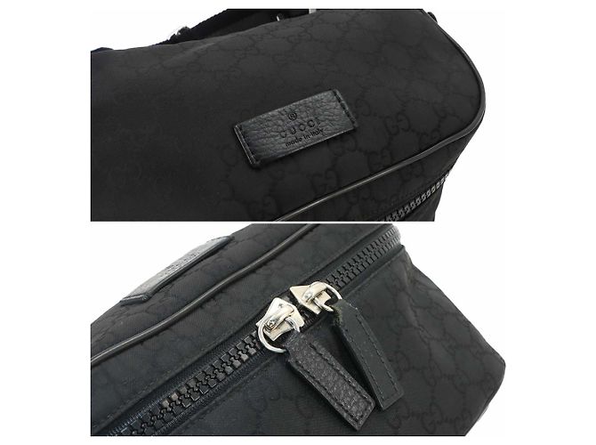 Sac à main bandoulière et taille Gucci GG Nylon en noir - vue 7