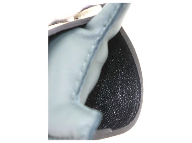 Hermès Hermes Rodeo Robeo 24 PM Handbag Charm Nero Verde chiaro - vista 4