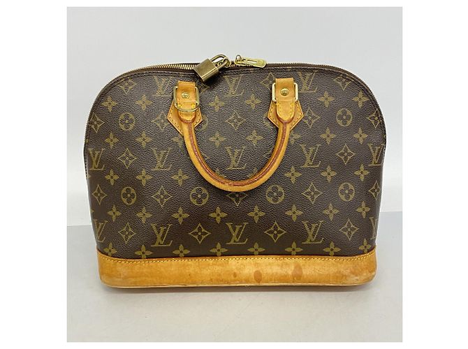 Borsa Louis Vuitton Monogram Alma Marrone - vista 11
