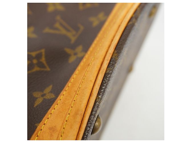 Borsa Tote Louis Vuitton Monogram Bucket PM Marrone - vista 6