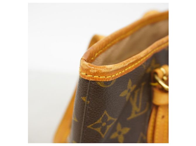 Borsa Tote Louis Vuitton Monogram Bucket PM Marrone - vista 9