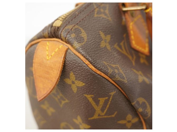 Borsa Louis Vuitton Monogram Speedy 25 Marrone - vista 10