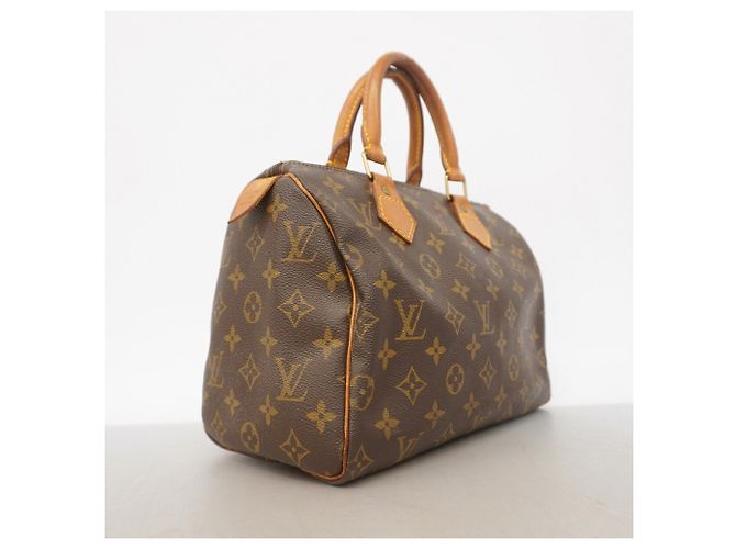 Borsa Louis Vuitton Monogram Speedy 25 Marrone - vista 2