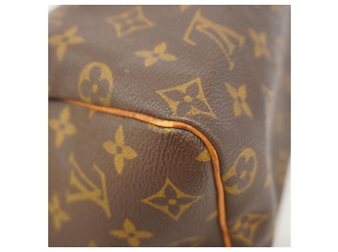 Borsa Louis Vuitton Monogram Speedy 25 Marrone - vista 6
