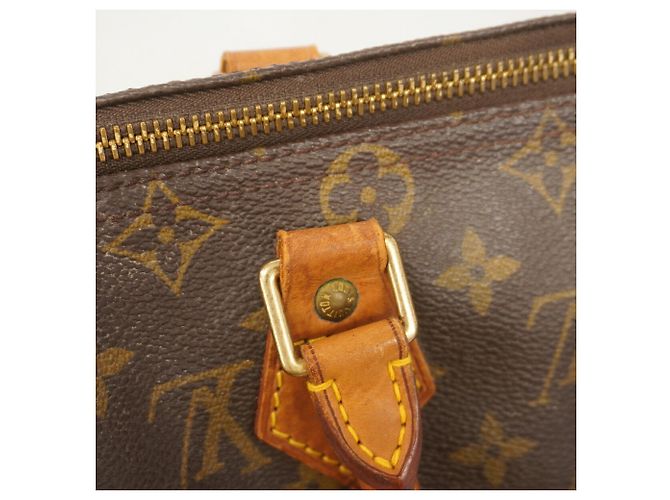 Borsa Louis Vuitton Monogram Speedy 25 Marrone - vista 9