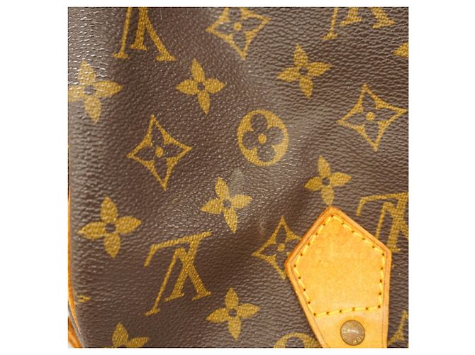 Borsa Louis Vuitton Monogram Speedy 30 Marrone - vista 11