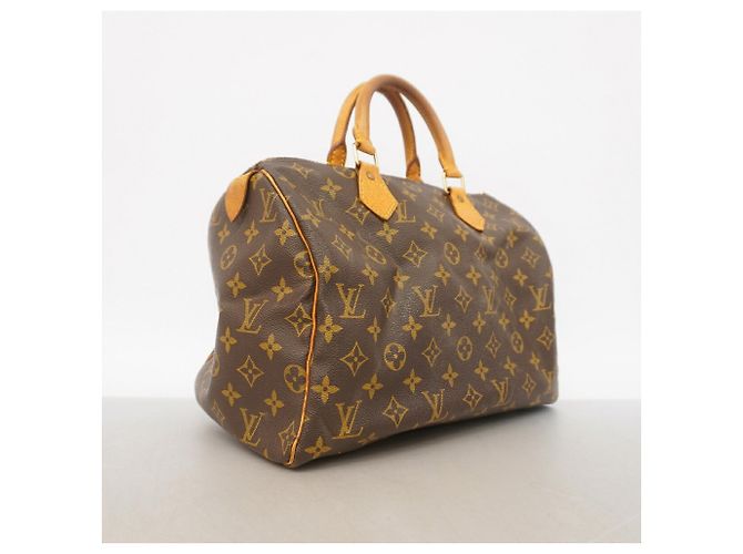 Borsa Louis Vuitton Monogram Speedy 30 Marrone - vista 2