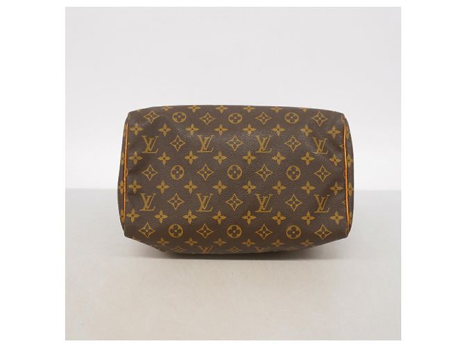 Borsa Louis Vuitton Monogram Speedy 30 Marrone - vista 3