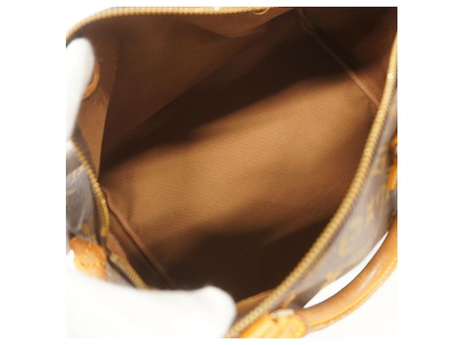 Borsa Louis Vuitton Monogram Speedy 30 Marrone - vista 4