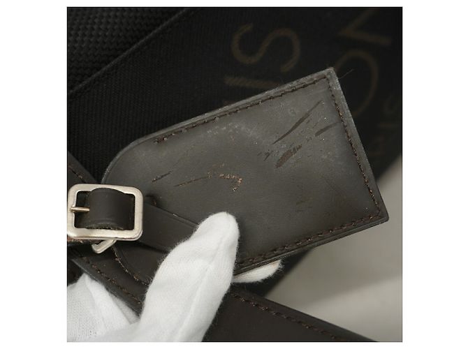 Borsa Boston Louis Vuitton - Damier Géant Atacan Noir Nero - vista 9