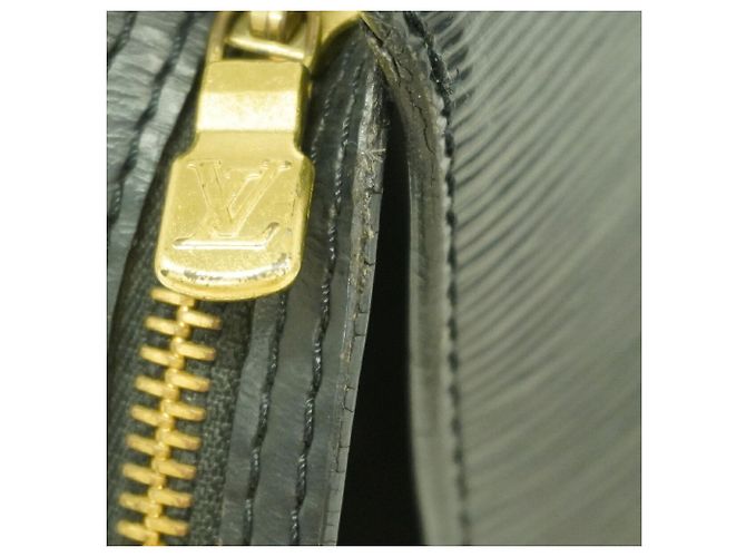 Borsa Louis Vuitton Epi Saint Jacques Nero - vista 6