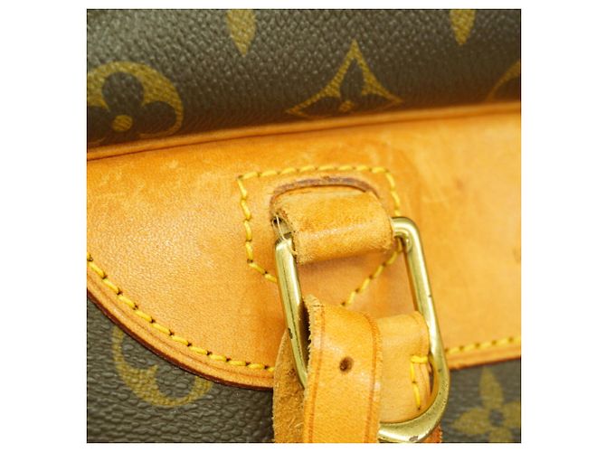 Borsa Louis Vuitton Monogram Deauville Marrone - vista 11