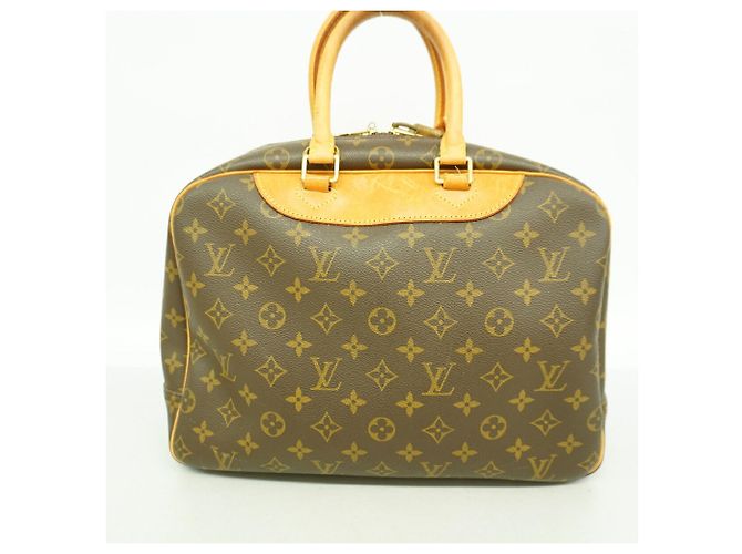 Borsa Louis Vuitton Monogram Deauville Marrone - vista 12