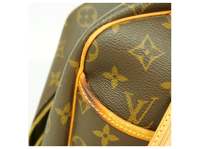 Borsa Louis Vuitton Monogram Deauville Marrone - vista 9