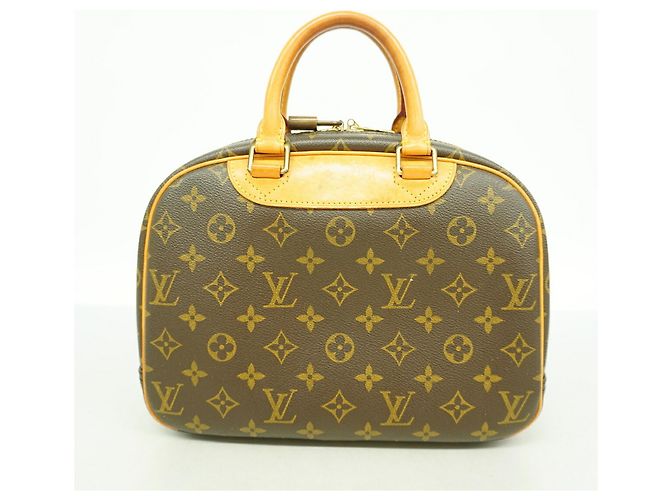 Borsa Louis Vuitton Monogram Trouville M42228 Marrone - vista 11