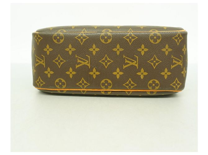 Borsa Louis Vuitton Monogram Trouville M42228 Marrone - vista 3