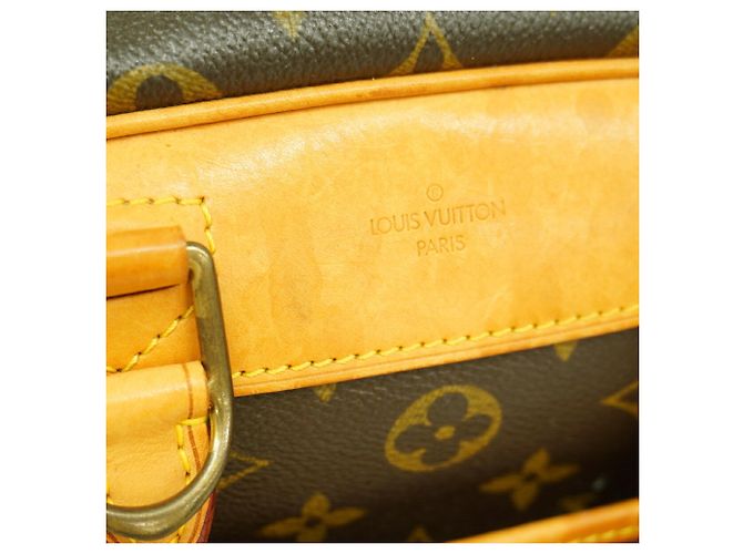 Borsa Louis Vuitton Monogram Trouville M42228 Marrone - vista 8