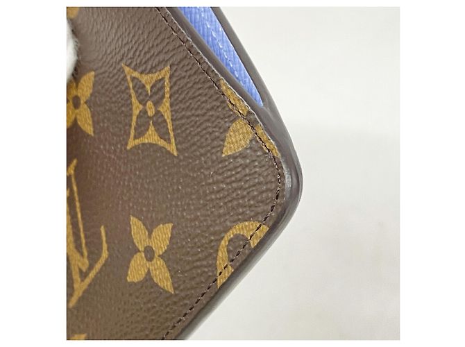 Louis Vuitton Monogram Portecartes Wallet/Coin Case Castaño - vista 7