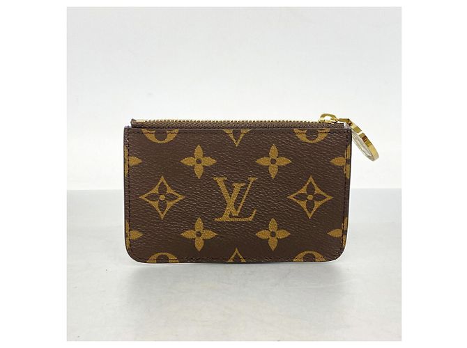 Louis Vuitton Monogram Portecartes Wallet/Coin Case Castaño - vista 9