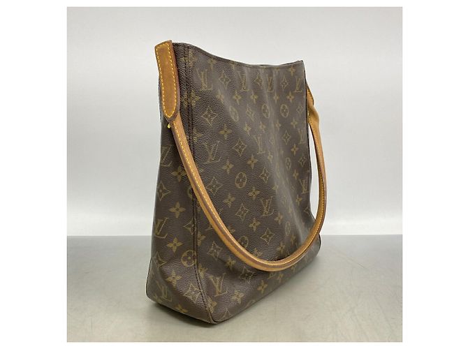 Borsa a tracolla Louis Vuitton Monogram Looping GM Marrone - vista 2