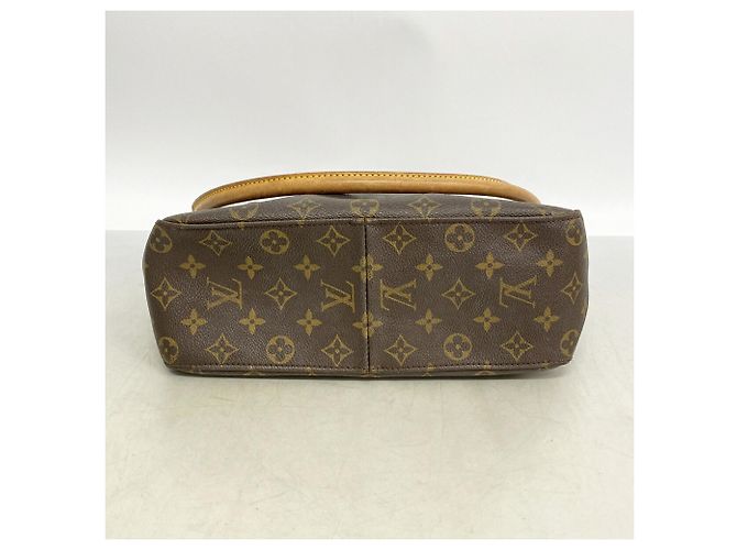 Borsa a tracolla Louis Vuitton Monogram Looping GM Marrone - vista 3